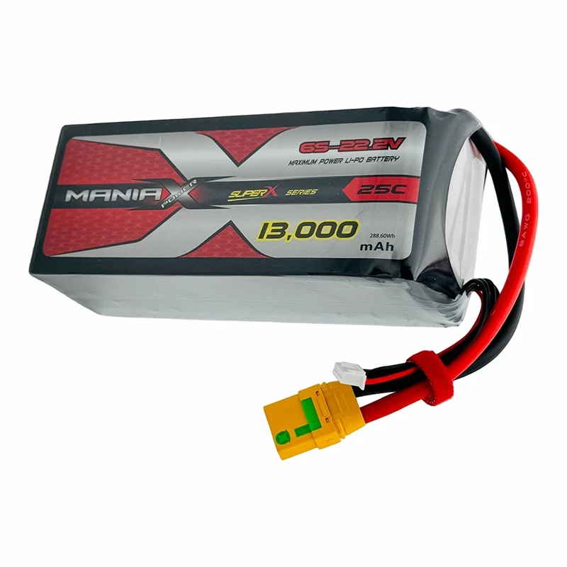 Baterija ManiaX Normal Lipo 6S-22,2 V 13.000 mAh 25C za drone in UAV