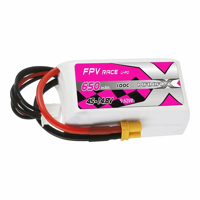 4S-14.8V 650mAh 100C FPV Racing Lipo baterija
