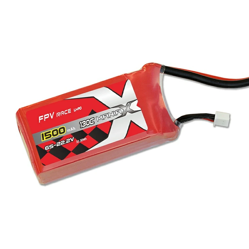 6S-22.2V 1500mAh 130C FPV Racing Lipo baterija