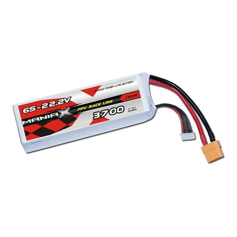 6S-22.2V 3700mAh 150C FPV Racing Lipo baterija